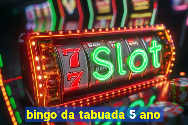 bingo da tabuada 5 ano